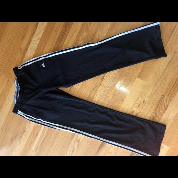 adidas Pants - Adidas Black and White Sweatpants